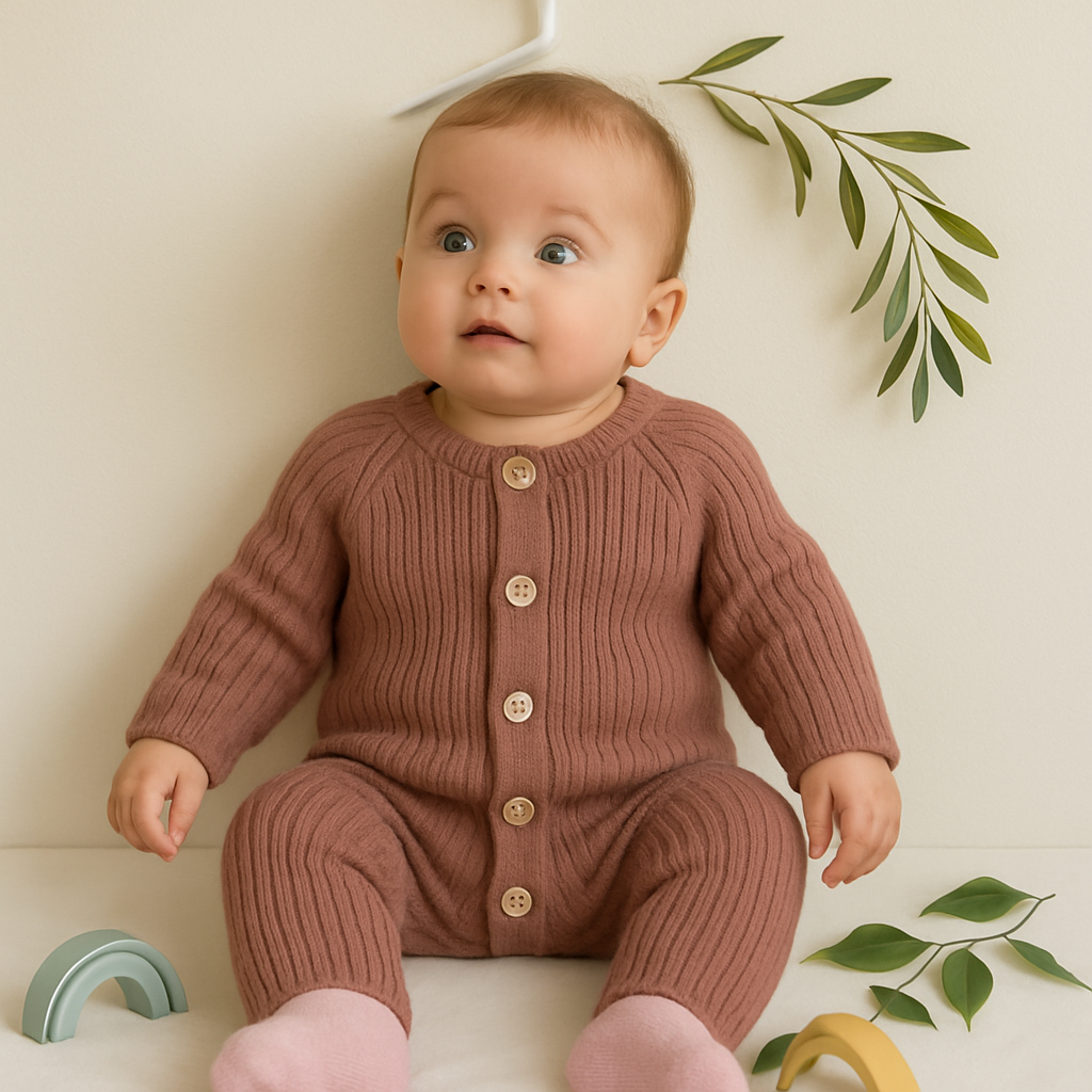 Cozy Luxurious Baby Romper