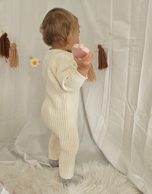 Luxury Cotton Hooded Baby Romper