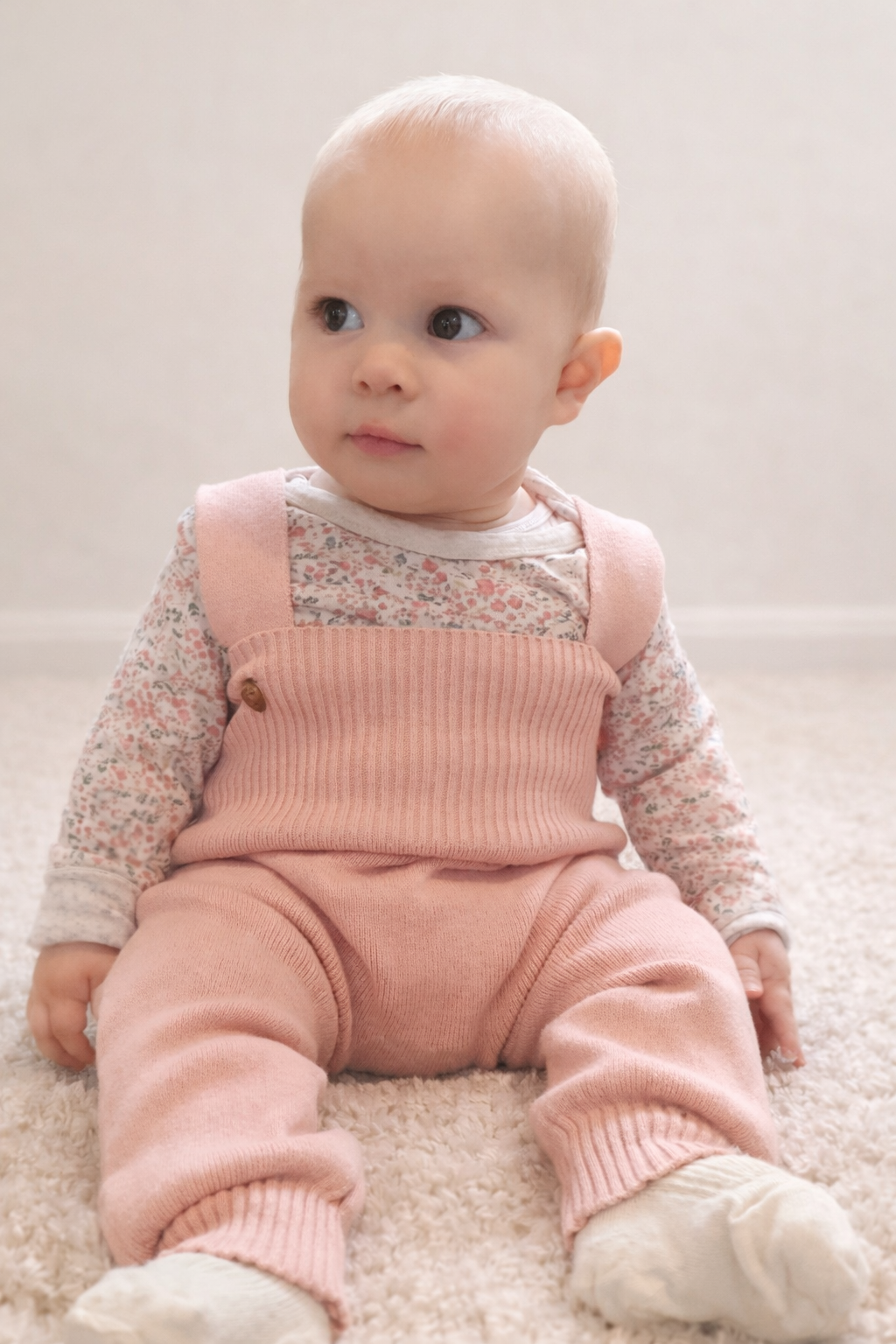 Blush Cotton Dungaree